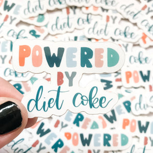 Powered By Diet Coke Sticker