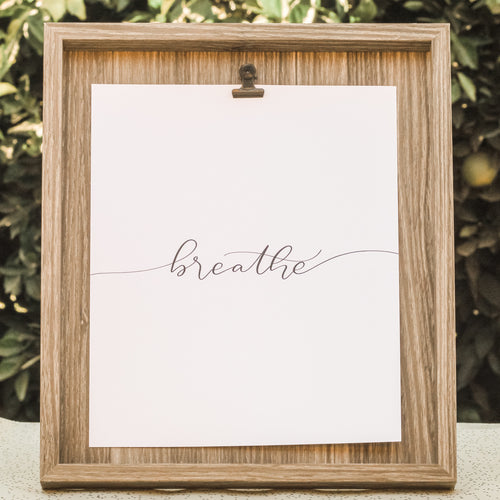 Breathe print