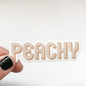 Peachy Sticker