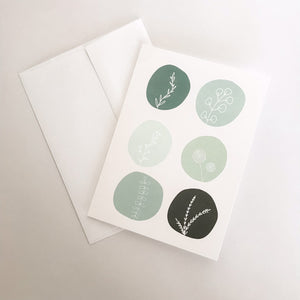 Greenery Greeting Card