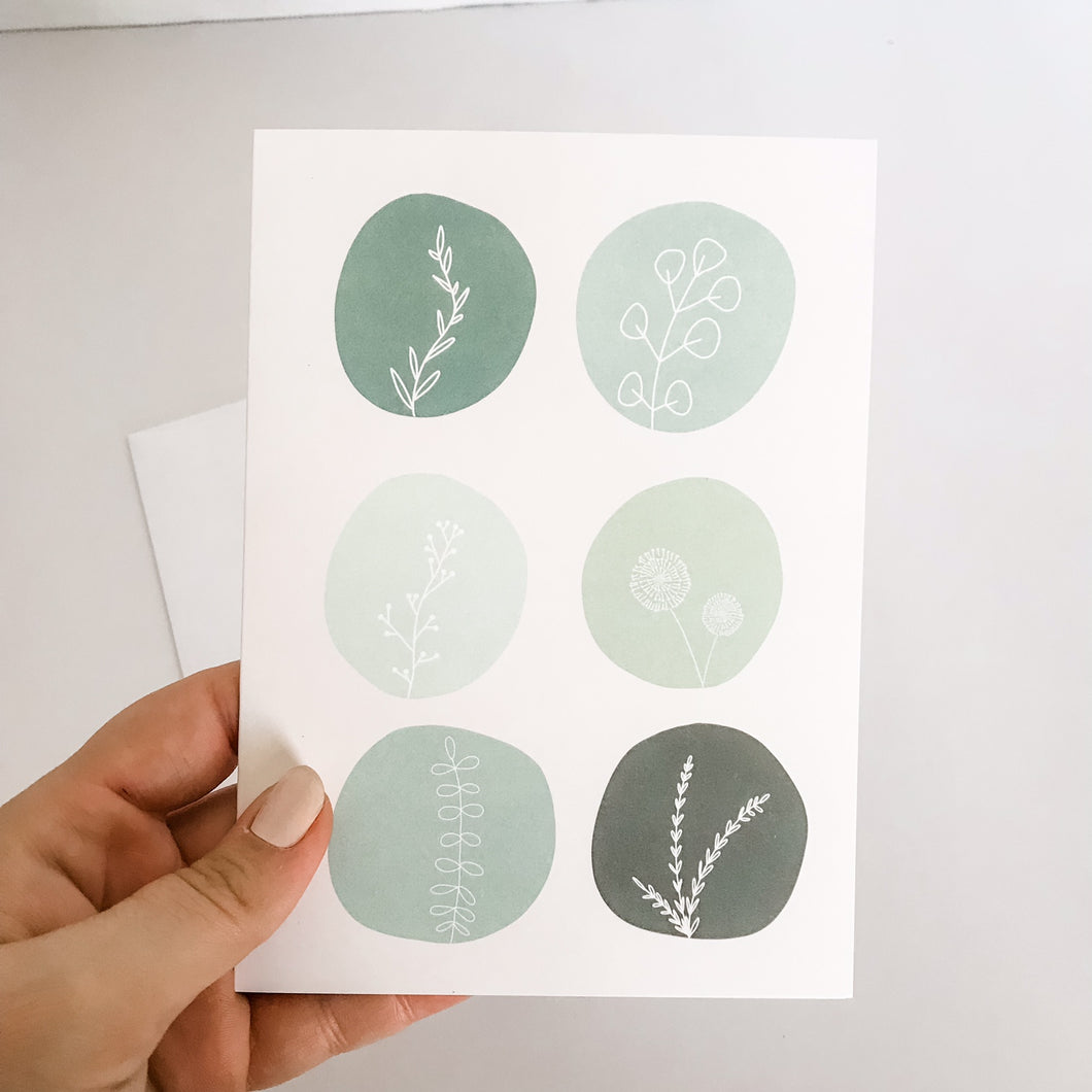 Greenery Greeting Card