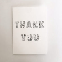 Load image into Gallery viewer, Floral Thank You Card