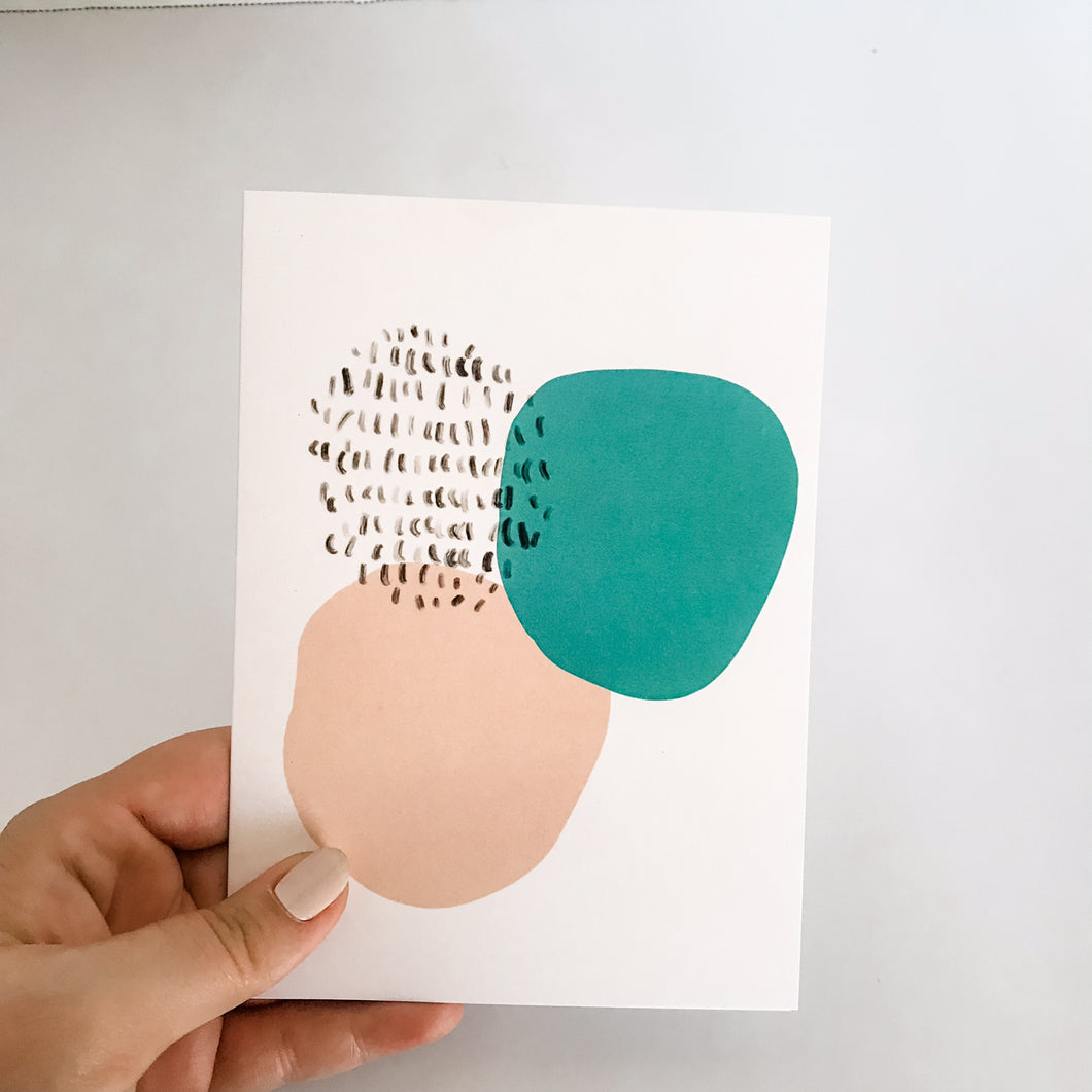 Abstract Greeting Card