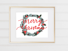 Load image into Gallery viewer, Merry Christmas Print