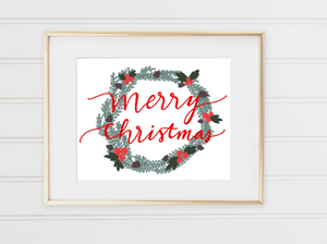 Merry Christmas Print