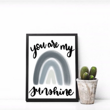 Load image into Gallery viewer, You Are My Sunshine rainbow print